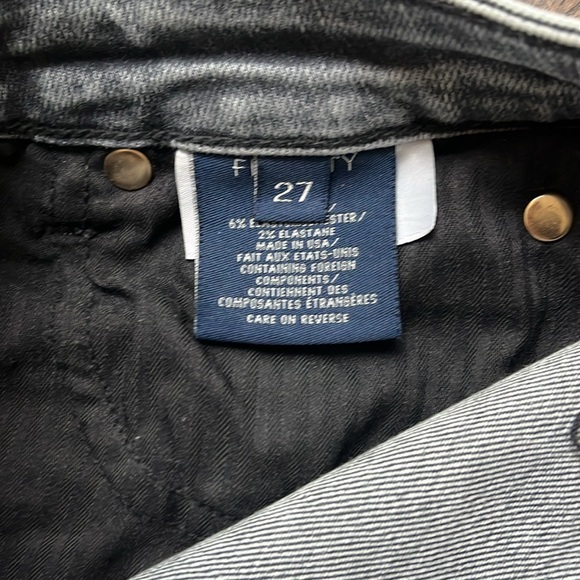 Fidelity juniper crop denim sure fire size 27 - Picture 3 of 4